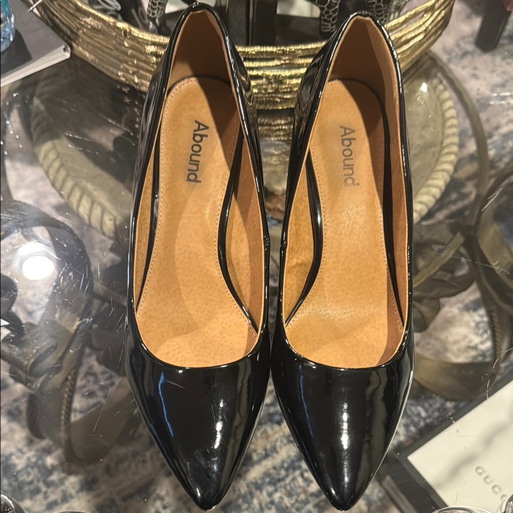 Abound Black Stiletto Heels with Pointed Toe